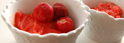 Aardbeienijs