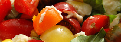 Salade van wilde tomaten