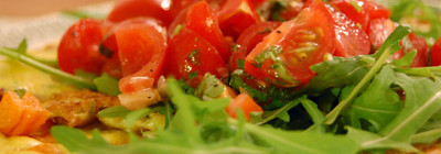 Frittata met zoete aardappel en tomatensalsa