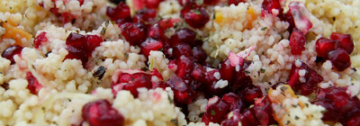 Couscous met abrikoos en granaatappel