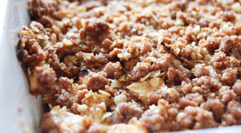 Klassieker: crispy apple crumble