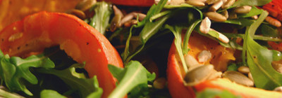 Salade met pompoen