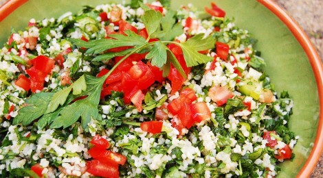 Libanese bulghur-salade (tabouleh)