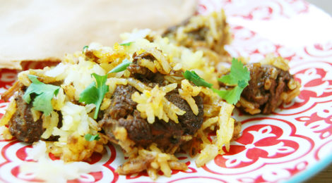Biryani met lamsvlees